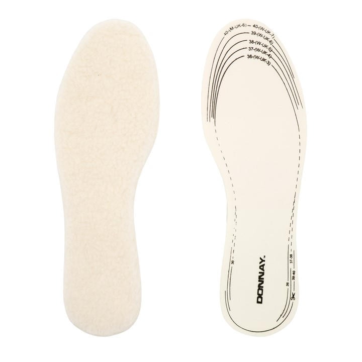 Donnay Men's White Warm Artificial Wool Insoles, Sports Direct