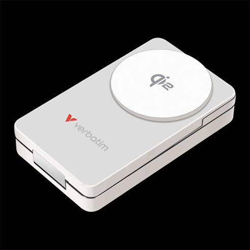 Verbatim - Verbatim Charge ‘n’ Go 10000mAh Qi2 Magnetic Wireless Charging Power Bank