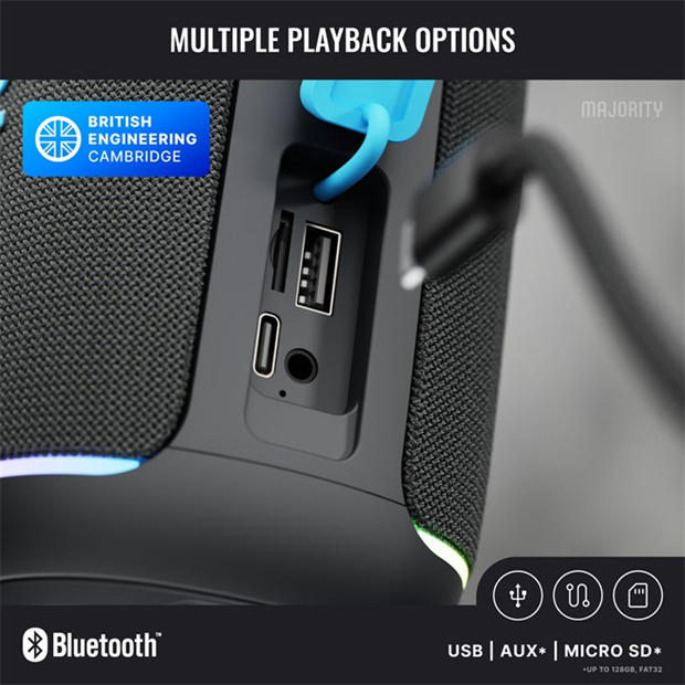 Black - MAJORITY - Majority M2 Bluetooth Speaker