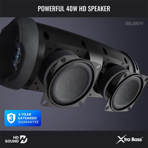 Black - MAJORITY - Majority M3 Bluetooth Speaker