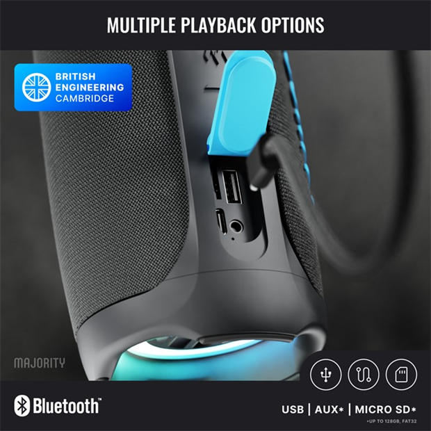 Black - MAJORITY - Majority M3 Bluetooth Speaker