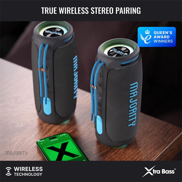 Black - MAJORITY - Majority M3 Bluetooth Speaker