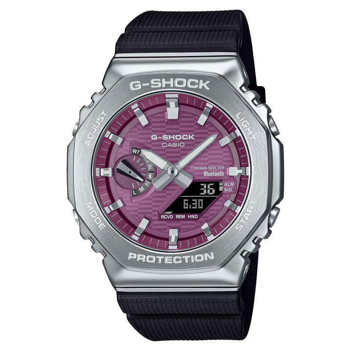 G Shock Men's  Bluetooth Solar Stainless Steel Digital Watch in Size 49.3 × 44.4 × 11.9 mm, Sports Direct
