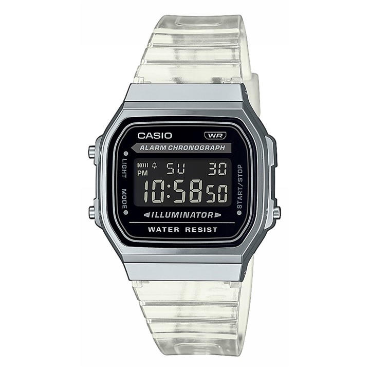 Casio Men's Silver Digital Watch in Size 39.4 MM, Sports Direct