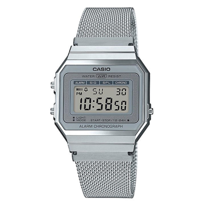 Casio  Silver  Digital Watches in Size 37.4 × 35.5 × 6 mm, Sports Direct