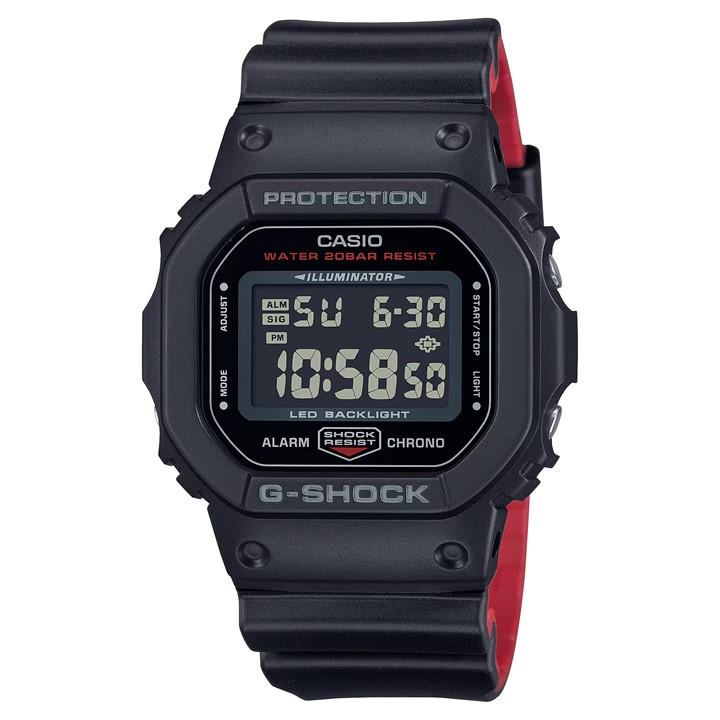 G Shock Men's Black Digital Watch in Size 48.9 × 42.8 × 13.4 mm, Sports Direct