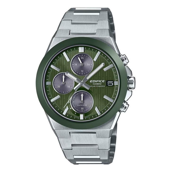 Casio Men's Green Digital Watch in Size 46.7 × 40.9 × 11.7 mm, Sports Direct