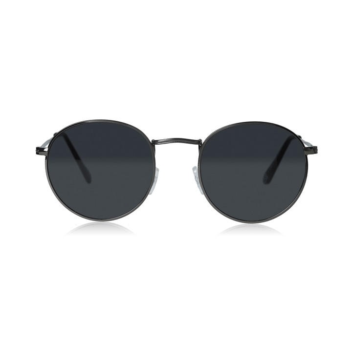 Firetrap Men's Black Round Sunglasses, Sports Direct