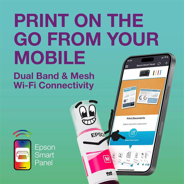 Black - Epson - EcoTank ET-4950 A4 Multifunction Wi-Fi Ink Tank Printer With Up To 3 Years Of Ink Included