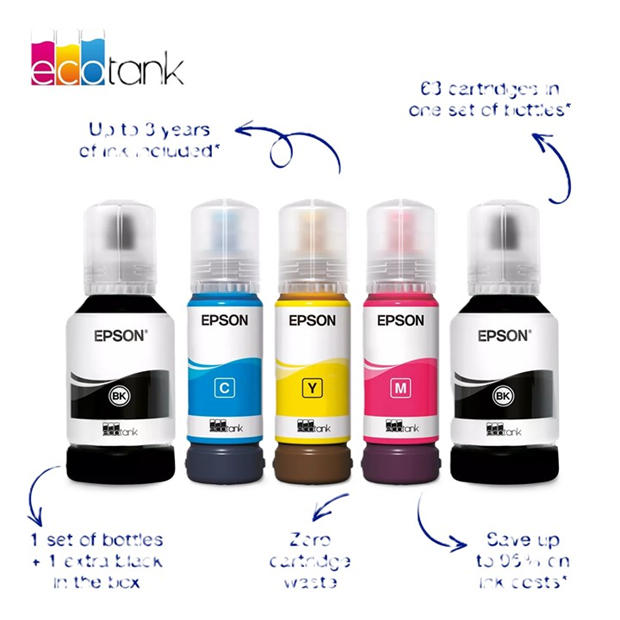 Black - Epson - EcoTank ET-4950 A4 Multifunction Wi-Fi Ink Tank Printer With Up To 3 Years Of Ink Included