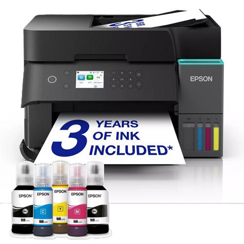 Epson - EcoTank ET-3950 A4 Multifunction Wi-Fi Ink Tank Printer With Up To 3 Years Of Ink Included