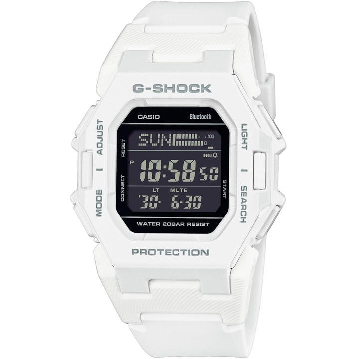 G Shock  White  Digital Watch in Size 46.3 × 41.5 × 11 mm, Sports Direct