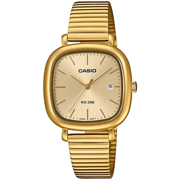 Casio Men's Gold Digital Watch in Size 36.7 × 30 × 7 mm, Sports Direct