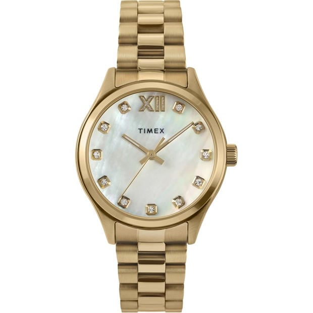 White/Gold tone - Timex - Legacy Quartz Watch