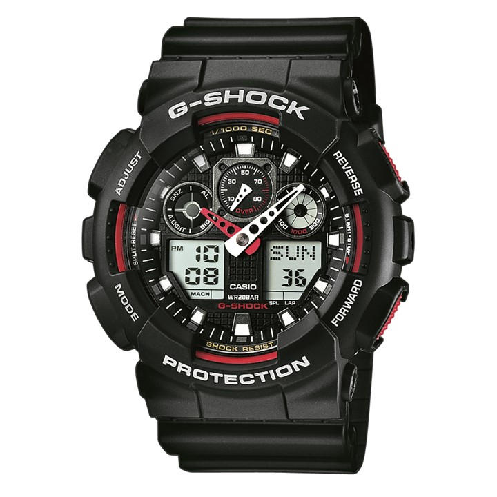 G Shock Men's Black Digital Watch in Size 55 × 51.2 × 16.9 mm, Sports Direct