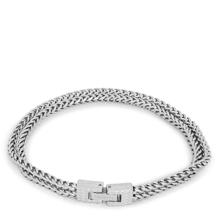 Guess Men's Stainless Steel Double Chain Bracelet - A9327 Umb05030stl - Image 6