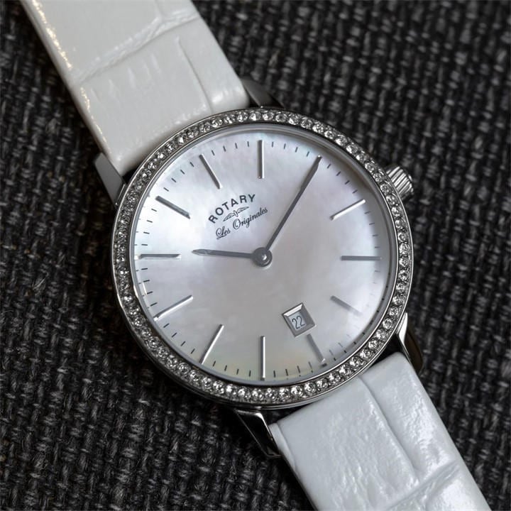 Rotary Women's White Les Originales Watch, Sports Direct