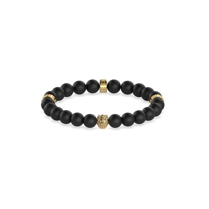 Guess Men's Black Beads and Lion Bead Bracelets - Image 8