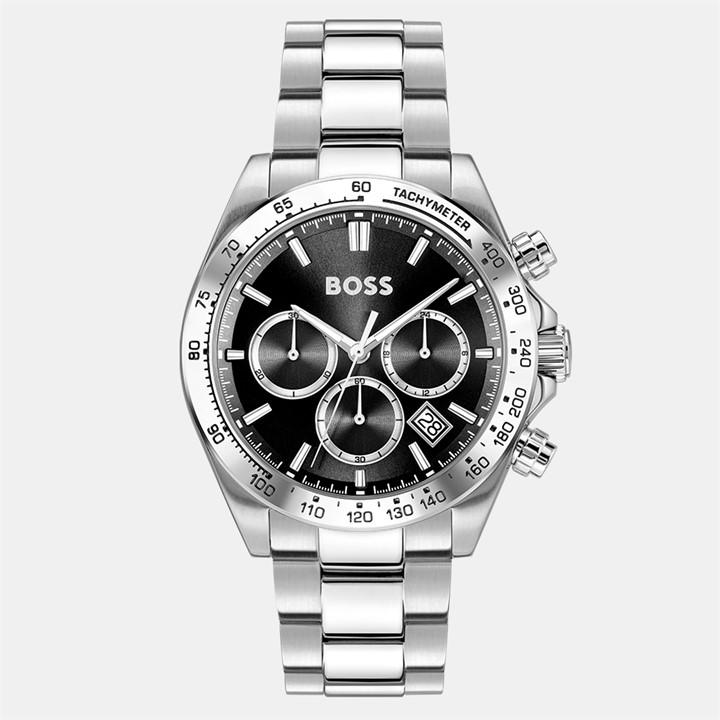 Boss Men's Silver Gents Hero Bracelet Watch, Sports Direct