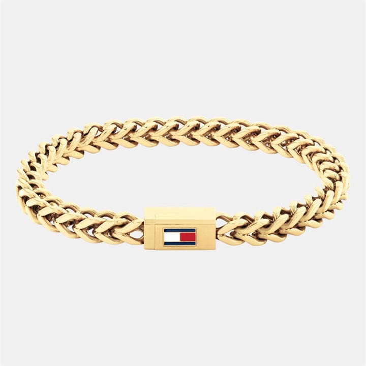 Tommy Hilfiger Men's Gold ’S Chain Bracelet, Sports Direct