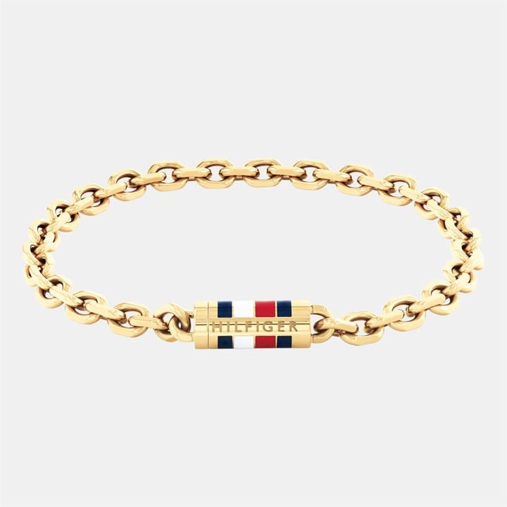Tommy Hilfiger Men's Gold ’S Chain Bracelet, Sports Direct
