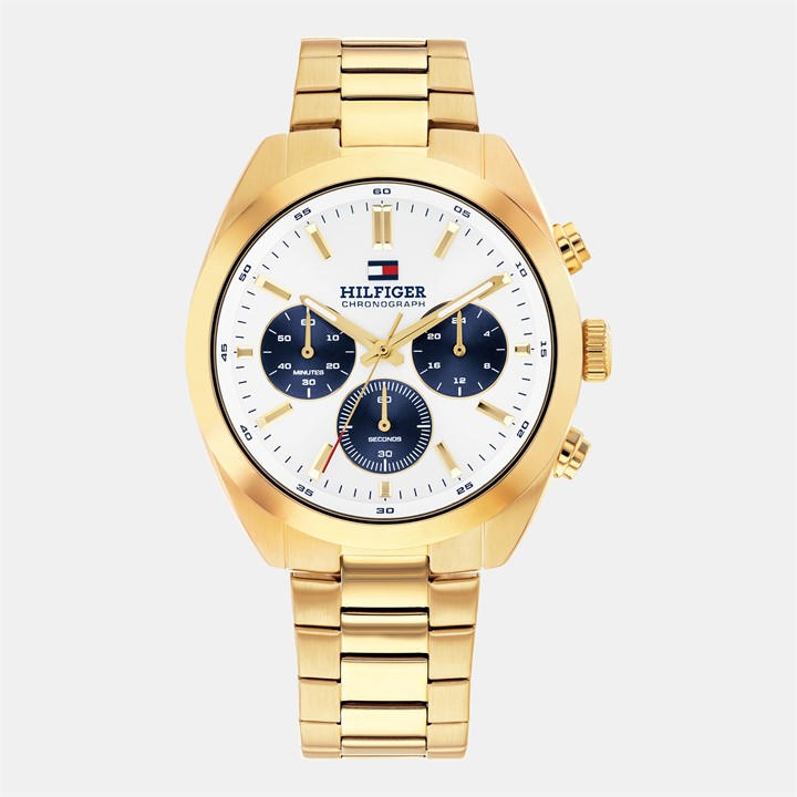 Tommy Hilfiger Men's Gold Bracelet Watch, Sports Direct