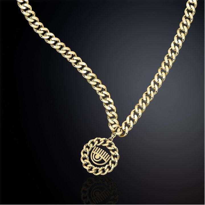 Chiara Ferragni Women's  Metallic Chain Necklace, Sports Direct
