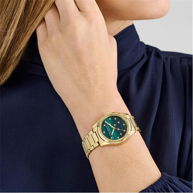 Green/Gold - Ted Baker - Coolly Quartz Analogue Watch