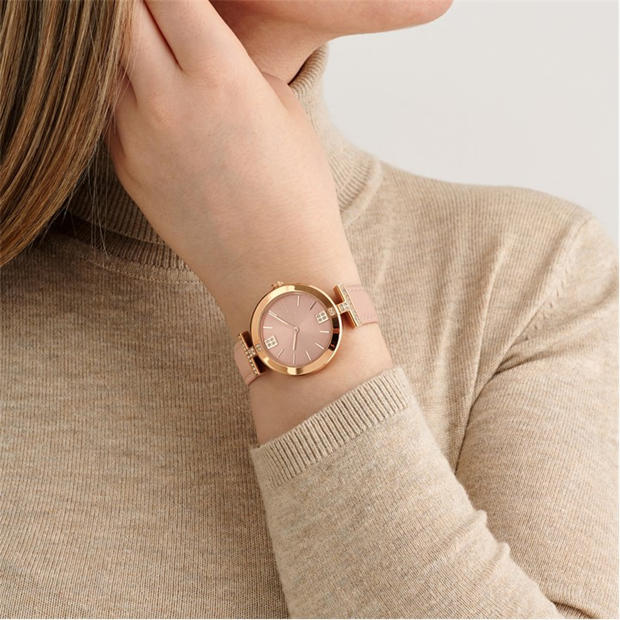 Pink/Gold - Ted Baker - Darbey Quartz Analogue Watch