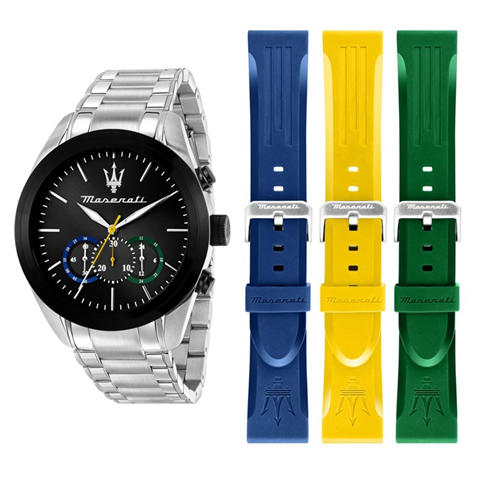 Maserati - Men's Traguardo Stainless Steel Analogue Quartz Watch