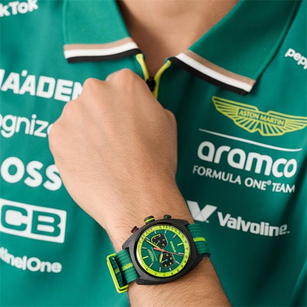Green/Black - Aston Martin - Men's Quartz Analogue Quartz Watch