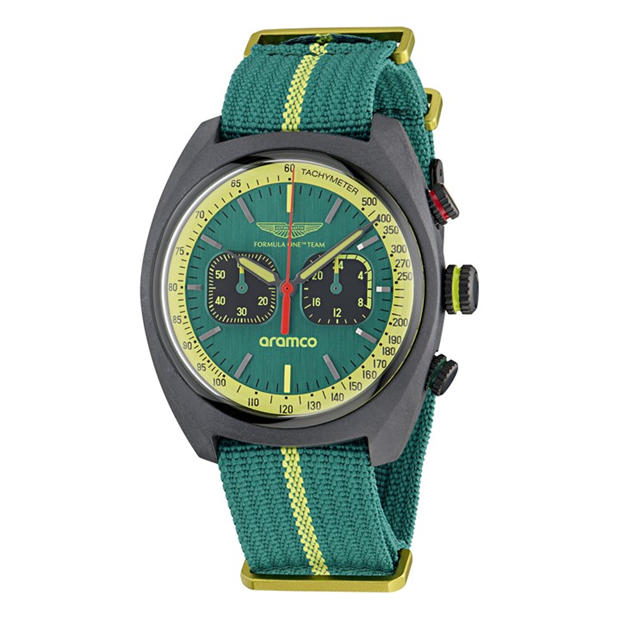 Green/Black - Aston Martin - Men's Quartz Analogue Quartz Watch