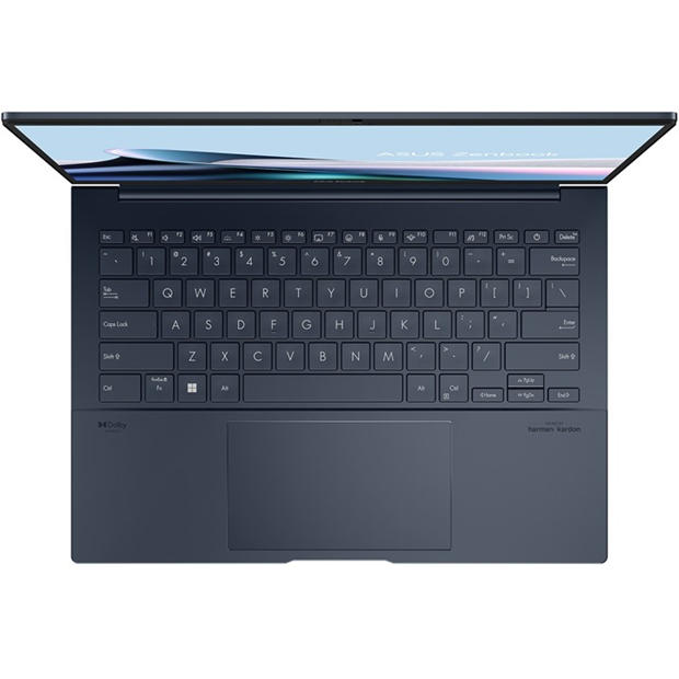 Ponder Blue - ASUS - Zenbook 14 OLED UX3405CA-QL241W Intel Core Ultra 5 225H 16GB RAM 512GB SSD 14 Touchscreen Wind