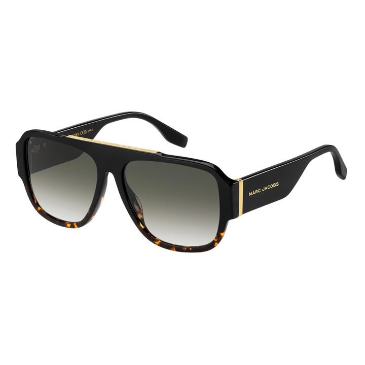 Marc Jacobs Men's Black Round Sunglasses in Size Mens, Sports Direct