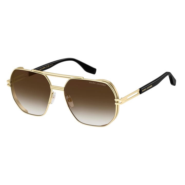 Marc Jacobs Men's Gold Round Sunglasses in Size Mens, Sports Direct