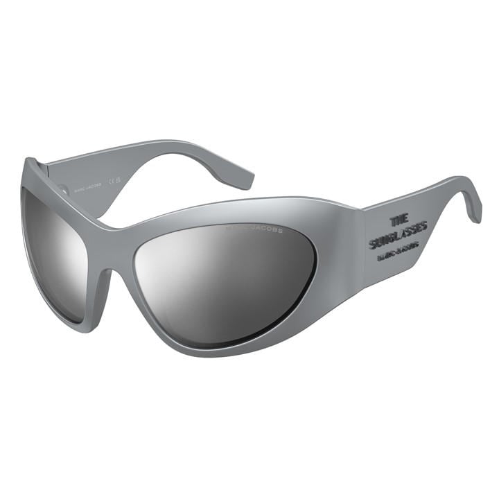 Marc Jacobs Women's Silver Rectangular Round Sunglasses in Size Ladies, Sports Direct