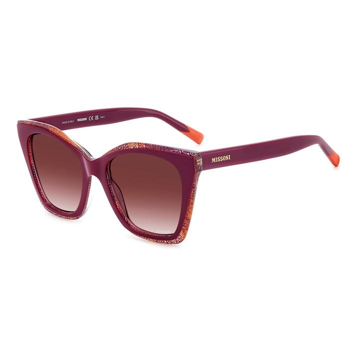Missoni Women's Pink Rectangular Round Sunglasses in Size Ladies, Sports Direct