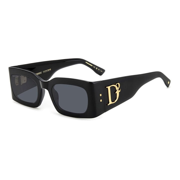 Dsquared2 Women's Black Round Sunglasses in Size Ladies, Sports Direct