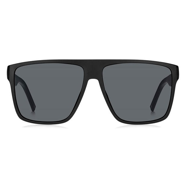 Matte Black - Tommy Hilfiger - Men's Round Sunglasses