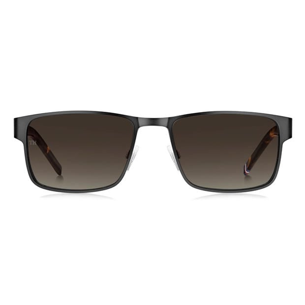 Ruthenium Black - Tommy Hilfiger - Men's Round Sunglasses