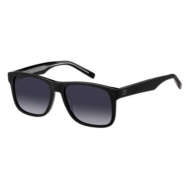 Tommy Hilfiger Men's Black Round Sunglasses in Size Mens, Sports Direct