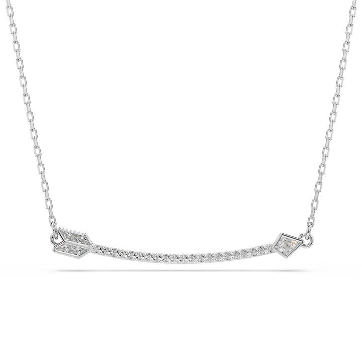Swarovski Women's Silver Idyllia Pendant Necklace, Sports Direct