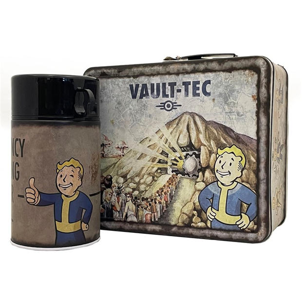 Multi - Fallout - Fallout™ Weathered Vault-Tec™ Lunchbox and Flask