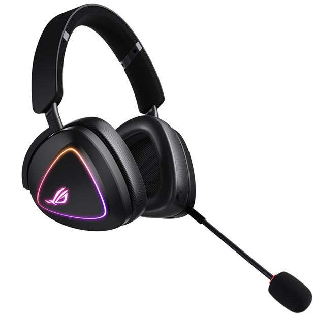 Black - ASUS - ASUS ROG Delta II Wireless Headset