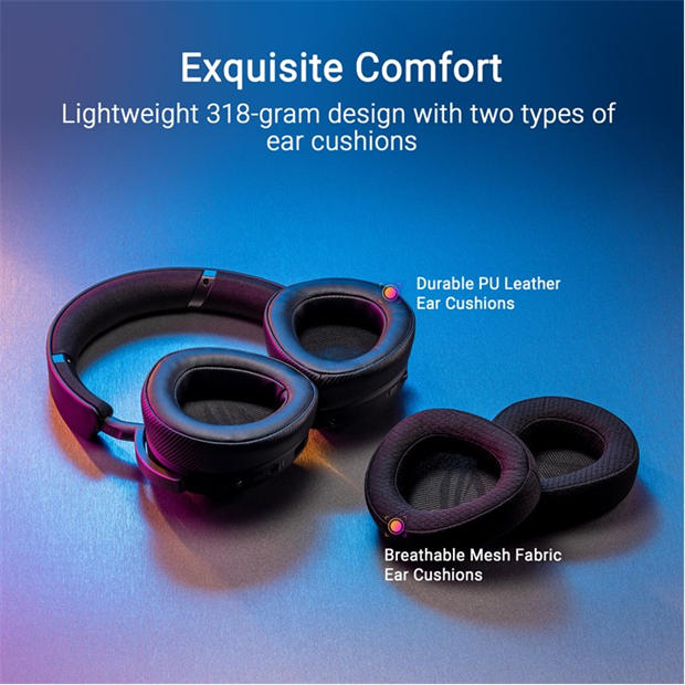 Black - ASUS - ASUS ROG Delta II Wireless Headset