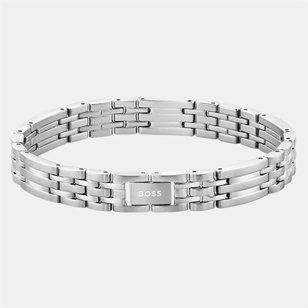 Silver - Boss - Gents BOSS Wesley Bracelet