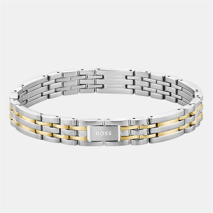 Boss Men's Silver Gents Wesley Bracelet, Sports Direct