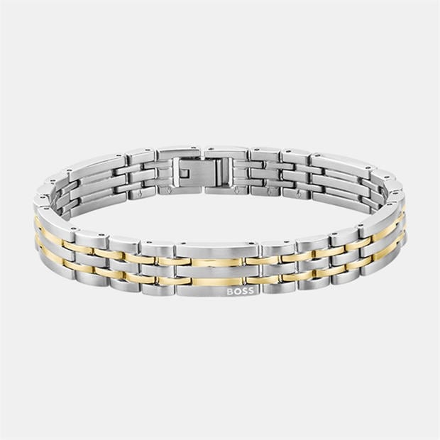 Gold/Silver - Boss - Gents BOSS Wesley Bracelet
