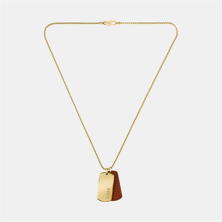 Boss Men's Gold Gents Devon Necklace, Sports Direct