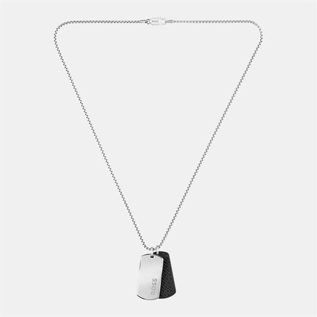 Silver - Boss - Gents BOSS Devon Necklace
